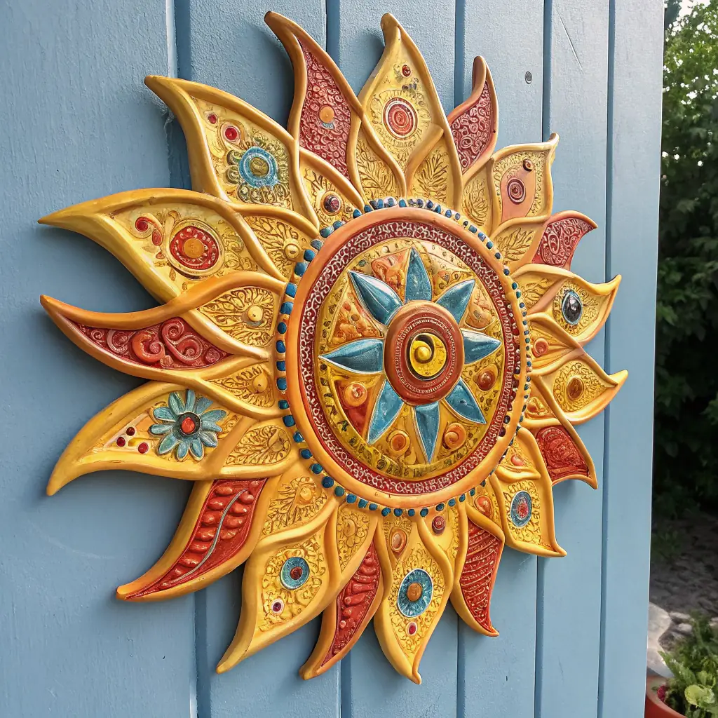 Whimsical Clay Wall Hanging