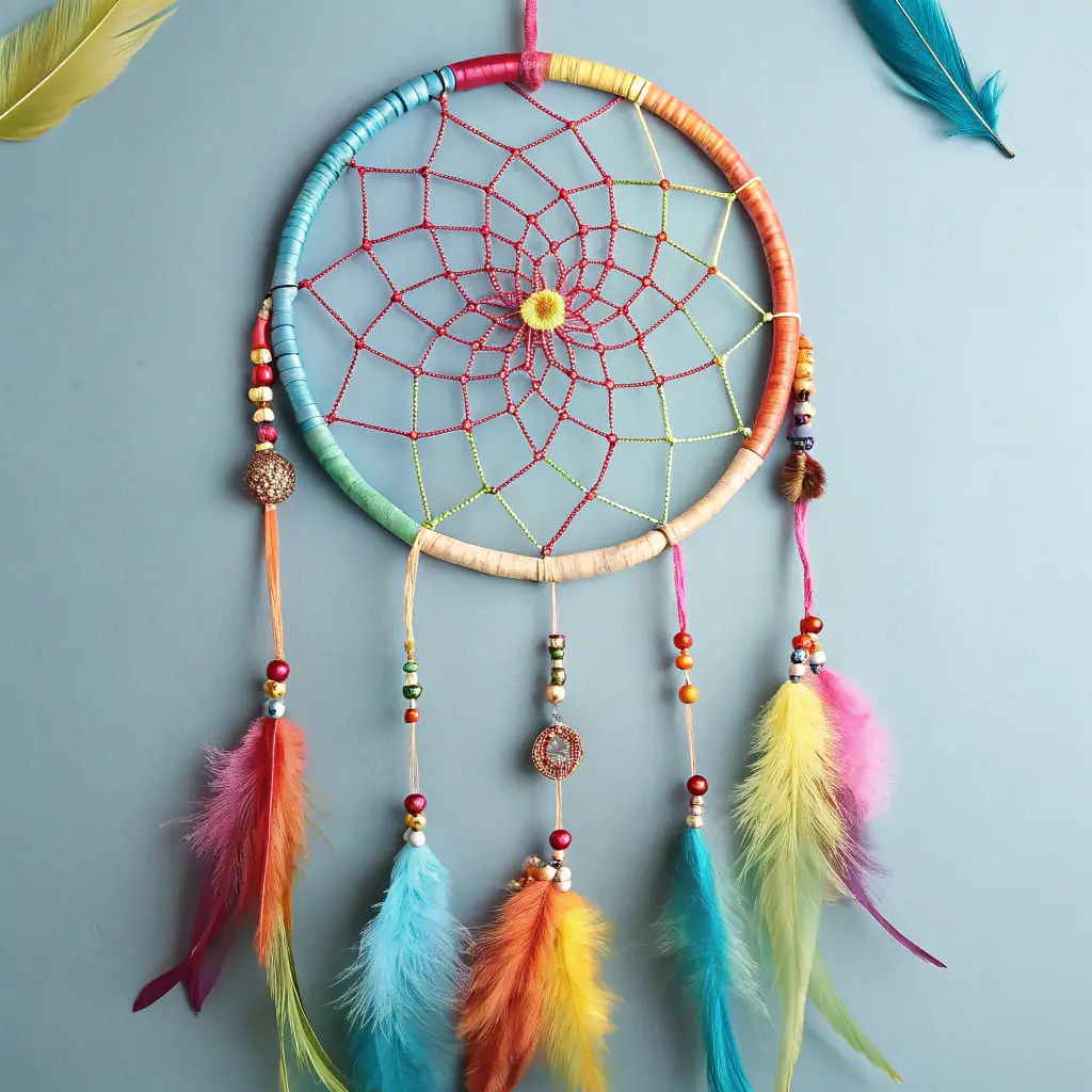 Colorful Clay Dreamcatcher