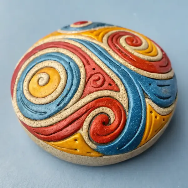 Playful Clay Garland